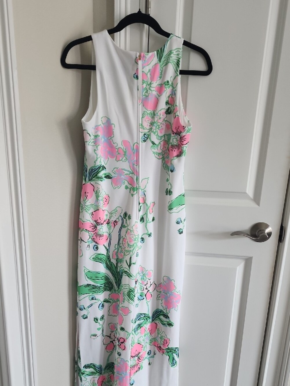 NWT Lilly Pulitzer Melodie Maxi Small Multi Oversized Orchids On The Avenue - Picture 4 of 6